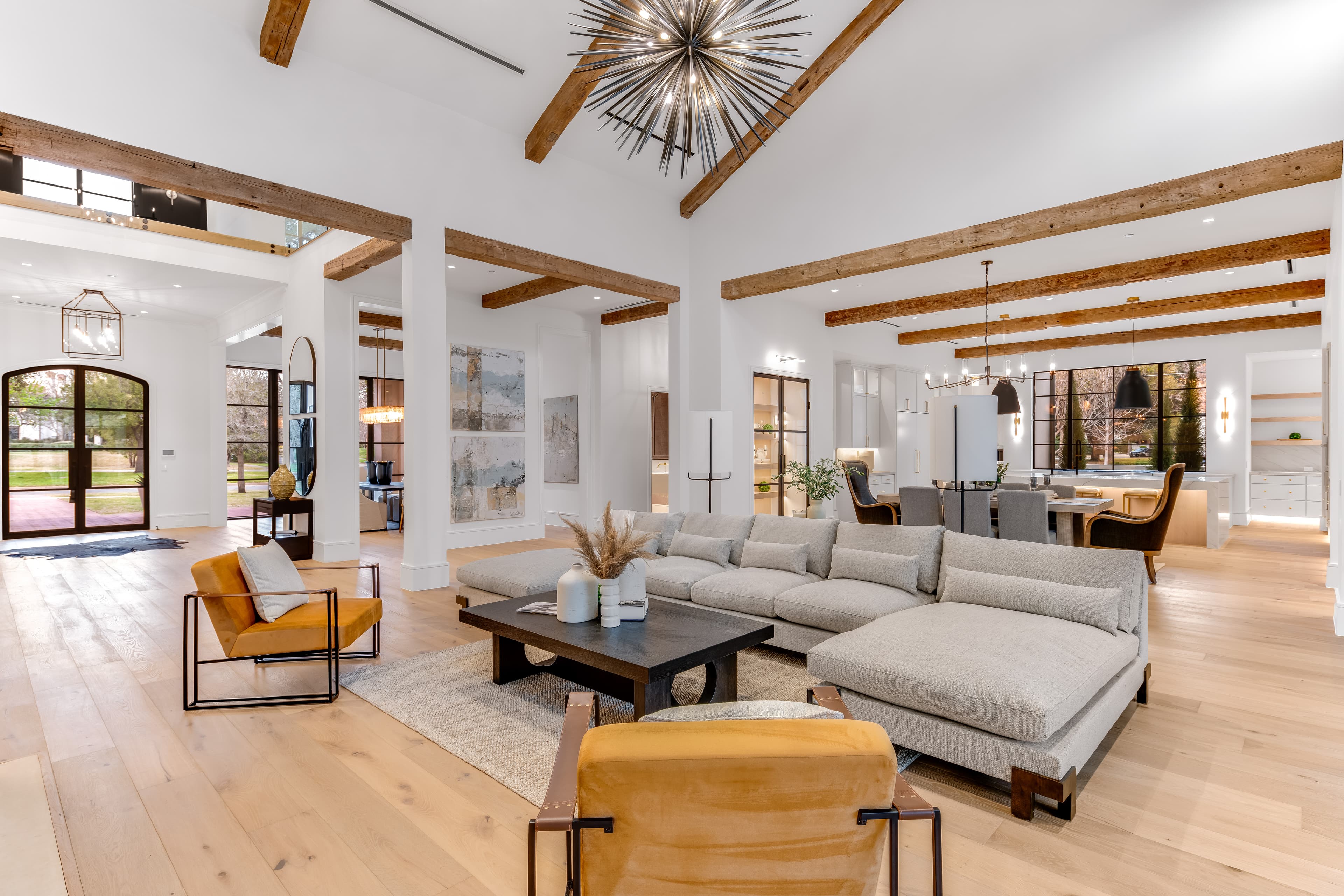 Light-filled custom interior by Alford Custom Builders